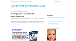 Desktop Screenshot of getridofhemorrhoidsguide.com